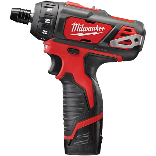 Ensemble tournevis hexagonaux &agrave; 2 vitesses M12, 1/4", 12 V, 275 lb-po couple max., Lithium-ion bloc-pile Equipex