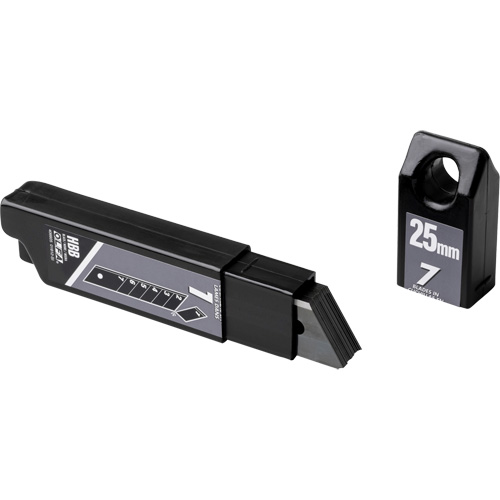 Lames de rechange noires tr&egrave;s aiguis&eacute;es, Style Cassable Equipex