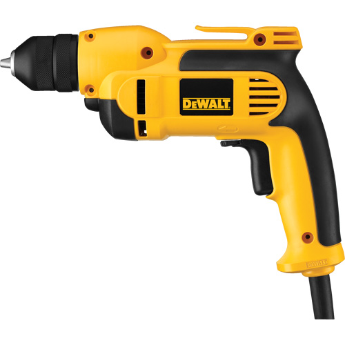 VSR Pistol Grip Drill, 3/8" Chuck, 8 A, 120 V, 0-2500 RPM, Keyless Chuck Equipex