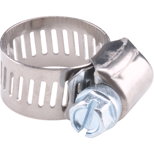 HOSE CLAMP SS&ZINC PLATED REUSABLE 11/16"-1 1/2", Min Dia. 11/16" Equipex