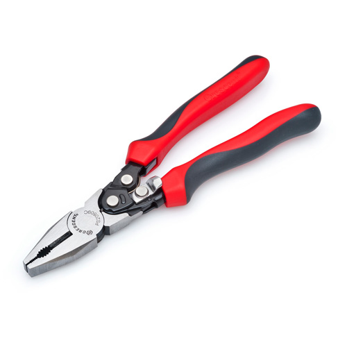 Pro Series Dual Material Lineman's Compound Action Cutting Pliers Equipex