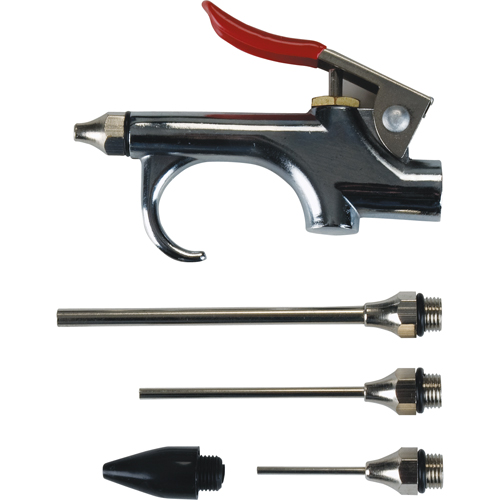 Blow Gun Kit with 5 Interchangeable Tips Equipex