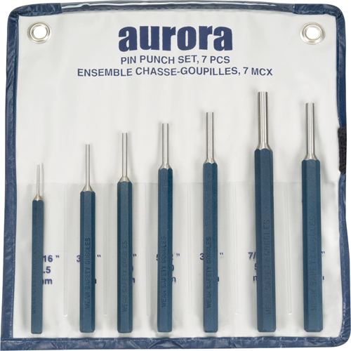 Pin Punch Set, 7 Pieces Equipex