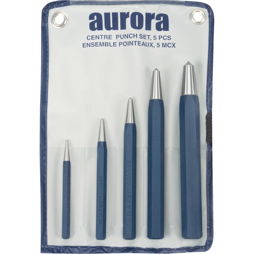 Center Punch Set, 5 Pieces Equipex