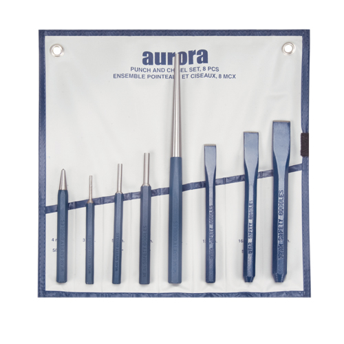 Punch and Chisel Set, 8 Pieces Equipex