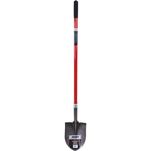 Pelle ronde robuste, Lame Acier au carbone, Fibre de verre, Manche Droit Equipex