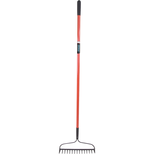 Heavy-Duty Bow Rakes, Fibreglass Handle, 15 Tines Equipex