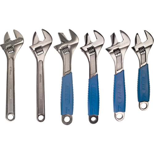 Wrench Set, Adjustable, 6 Pieces, Imperial Equipex
