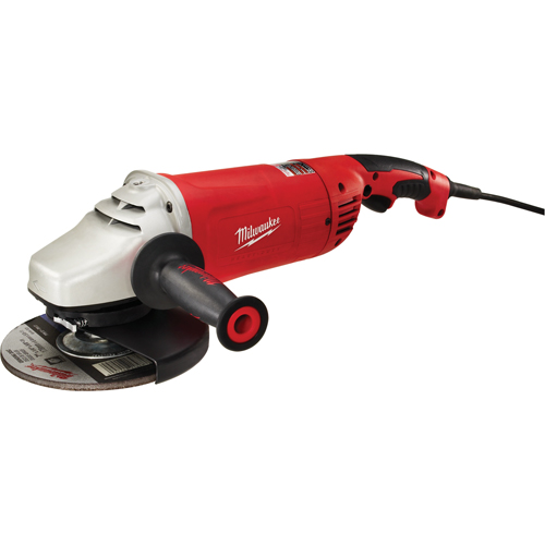 Large Angle Grinder Trigger Grip With Lock-On, 7"/9", 120 V, 15 A, 6000 RPM Equipex
