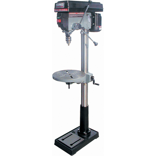 Floor Drill Presses, 17", 5/8" Chuck, 3400 RPM Equipex
