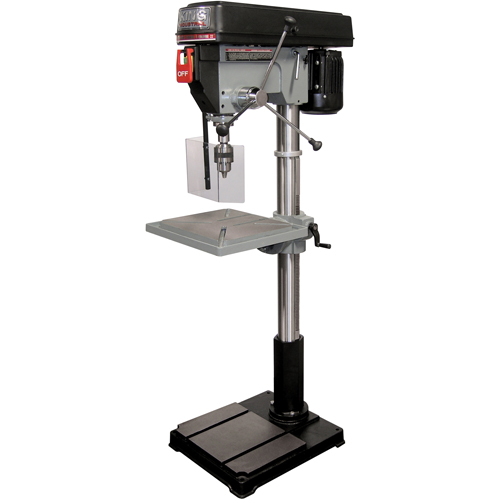 Perceuses &agrave; colonne de plancher, 22", Mandrin 3/4", 4200 tr/min Equipex