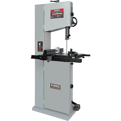Scies &agrave; ruban de 14" pour le bois avec capacit&eacute; de d&eacute;doublement de 12", Vertical, 220 V Equipex