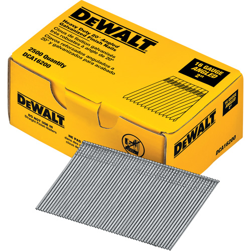 Clous de finition &agrave; angle de calibre 16 Equipex