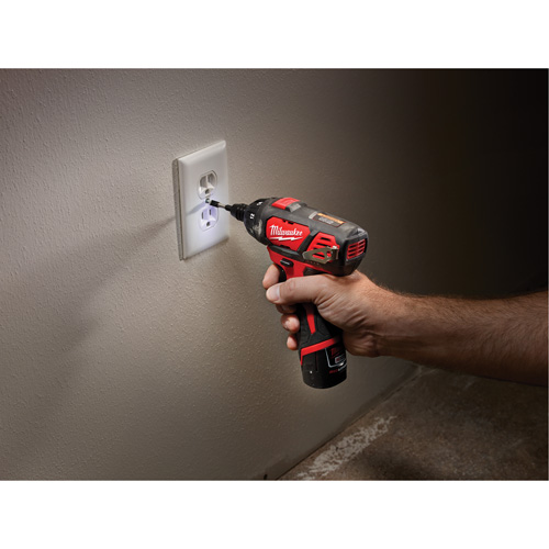 Ensemble de tournevis hexagonal M12, 1/4", 12 V, 175 lb-pi couple max., Lithium-ion bloc-pile Equipex