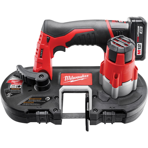 M12 Cordless Sub-Compact Band Saw Kit, 12 V, 1-5/8" Capacity Equipex