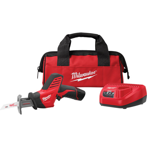 M12 Hackzall&reg; Reciprocating Saw Kit, 12 V, Lithium-Ion Battery, 0 - 3000 SPM Equipex