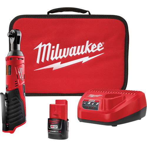 Trousse de cl&eacute; &agrave; cliquet sans fil M12 Equipex