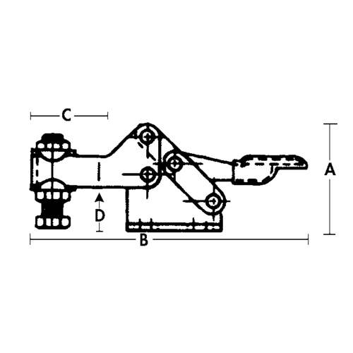 Brides de fixation horizontale - S&eacute;rie 205 Equipex