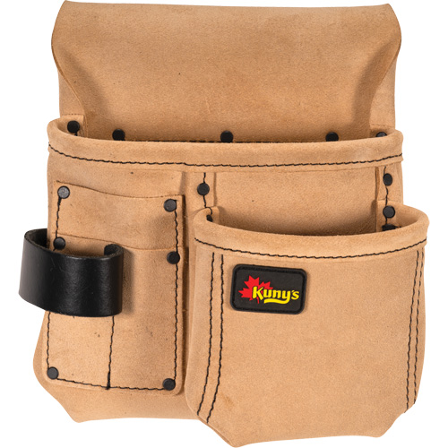 Half Carpenter Apron, Multiple Tool Holder, Leather, 4 Pockets Equipex