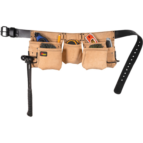 Journeyman Carpenter Aprons, Leather, Tan Equipex