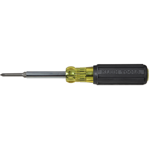 Tournevis/tourne-&eacute;crous multi embouts &agrave; port&eacute;e prolong&eacute;e, 9-1/10" lo, Prise Coussin&eacute;e Equipex