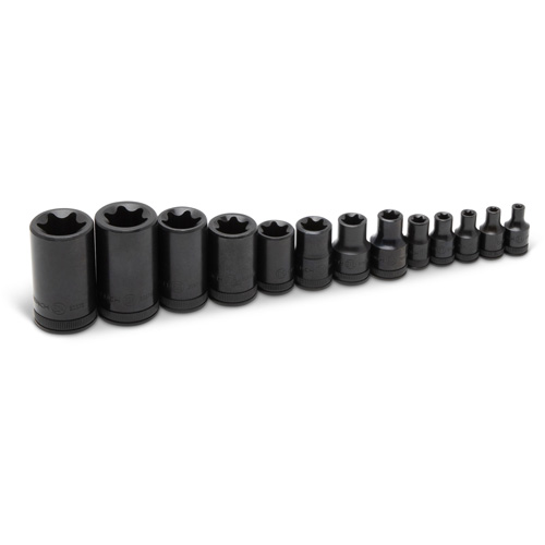 External Torx&reg; Socket Set, 1/2"/1/4"/3/8" Drive Equipex