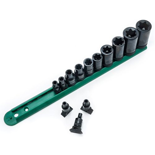External Torx&reg; Socket Set, 1/2"/1/4"/3/8" Drive Equipex