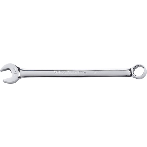 Long Pattern Combination Wrench, 12 Point, 3/4", Chrome/Polished Finish Equipex