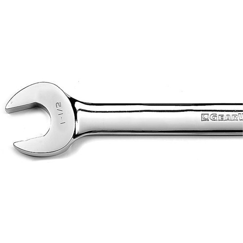 Cl&eacute; mixte longue &agrave; 12 pans, 12 pans, 1-1/2", Fini Chrome/Poli Equipex