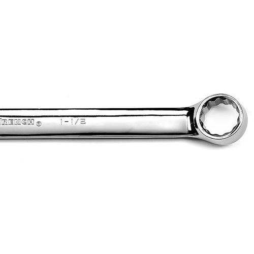 Cl&eacute; mixte longue &agrave; 12 pans, 12 pans, 1-1/2", Fini Chrome/Poli Equipex