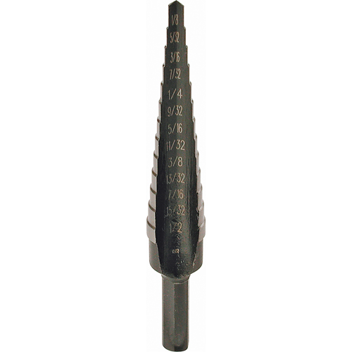 Step Drills, 1/32" Increments Equipex