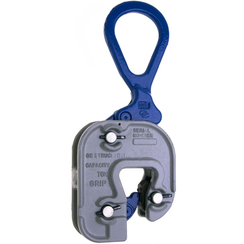 GX Structural Short Leg Plate Clamp, 4000 lbs. (2 tons), 1/16" - 7/8" Jaw Opening Equipex
