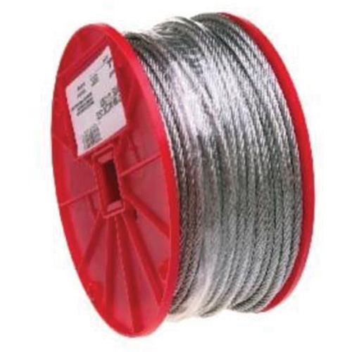 C&acirc;ble m&eacute;tallique, 500' (152,4 m) x 1/16", 96 lb (0,048 tonne), Galvanis&eacute; Equipex