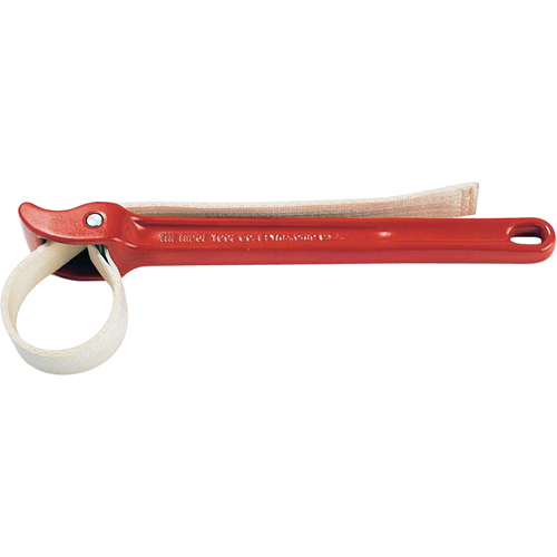 Strap Wrench No.2, 2" Pipe Capacity, 1-1/8" Strap Width, 17" Strap Length Equipex