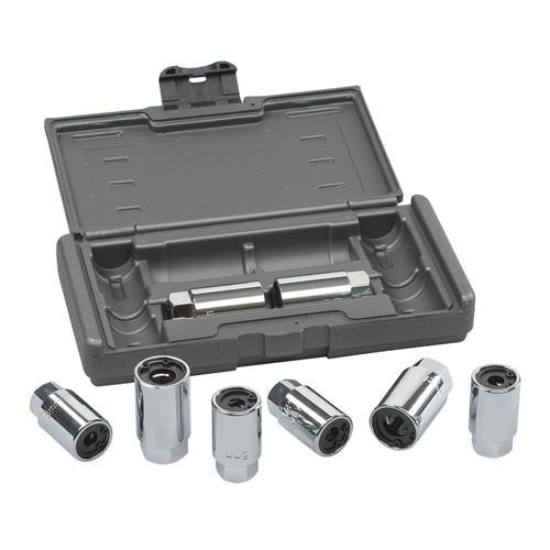 SAE/Metric Stud Removal Set, 8 Pieces Equipex
