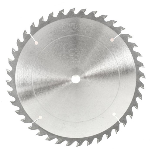 Industrial Saw Blade - Crosscut Thin Kerf, 10", 40 Teeth, Wood Use Equipex