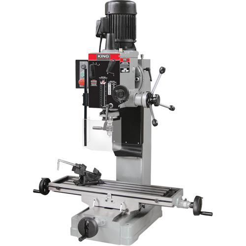 Gearhead Drilling Machine, 6 Speeds, 1-1/4" Drilling Capacity Equipex