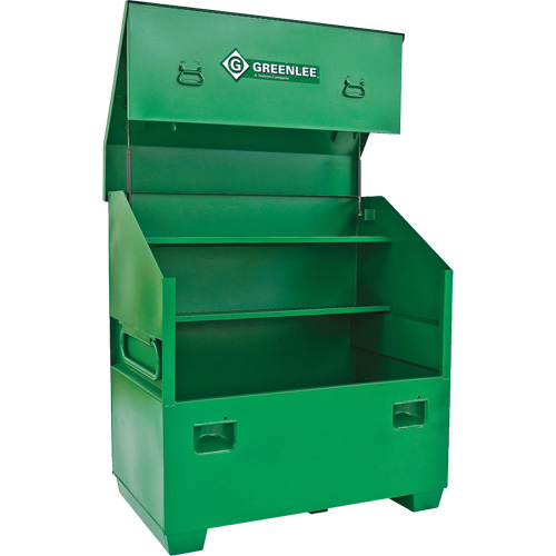 Coffre de chantier, 36" la x 30" p x 48" h, Vert Equipex