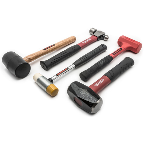 Hammer & Mallet Set, 5 Pieces Equipex