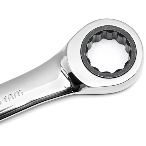 72-Tooth 12 Point Ratcheting Wrench Set, Combination, 5 Pieces, Metric Equipex