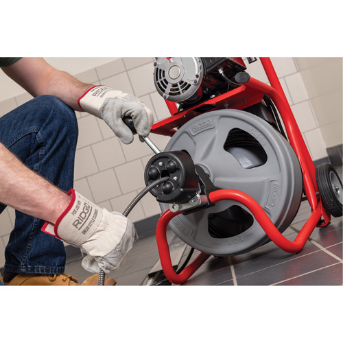 D&eacute;gorgeoir auto-aliment&eacute; K-400 a/c&acirc;ble C-45IW, &eacute;lectrique, 1/2" x 75' et 3/8" x 100' Equipex