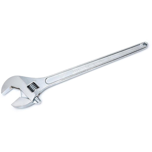 Adjustable Tapered Handle Wrench - Carded, 24" L, 2-7/16"/62 mm Max Width, Chrome/Polished Equipex