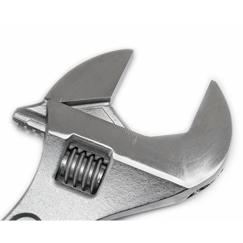 Adjustable Tapered Handle Wrench - Carded, 24" L, 2-7/16"/62 mm Max Width, Chrome/Polished Equipex