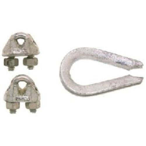 Wire Rope Clips with Thimble Set Equipex