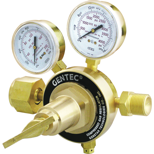 Heavy-Duty Manifold Regulator, Air/Inert Gases/Oxygen, 1"-11-1/2 NPS LH(M) Inlet Equipex