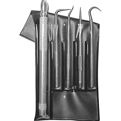 4-Piece Utility Pick Set With  Machined Aluminum Handles Equipex