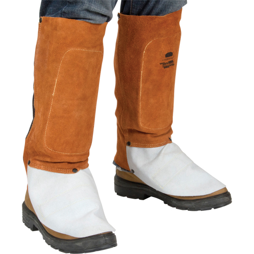 Gu&ecirc;tres en cuir, 14" lo, Lava Brown Equipex