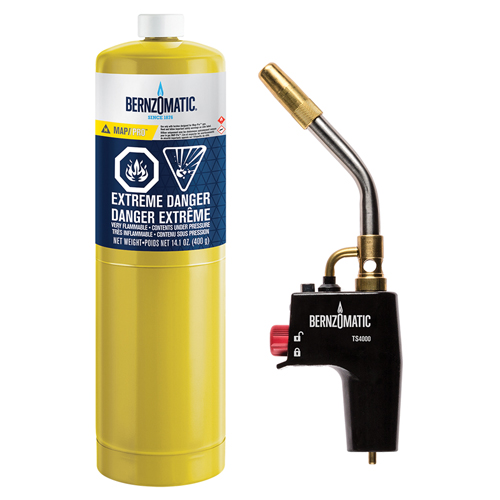 Trigger Start Cast Aluminum MAP-Pro Gas Torch Kit Equipex