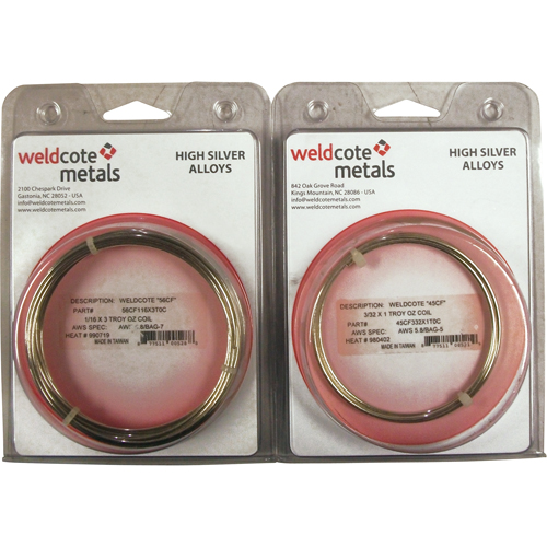 Alliages de brasage &agrave; haute teneur en argent Equipex