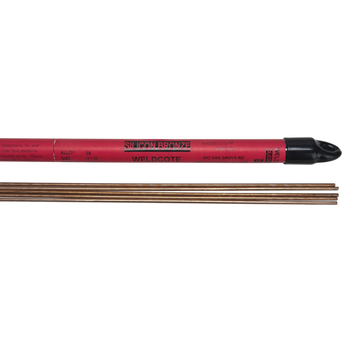 Baguettes pour soudage TIG en longueurs de 36", 1/8", Bronze silicon&eacute; Equipex